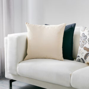 SANELA Cushion cover, light beige, 50x50 cm
