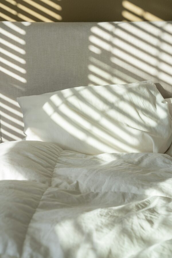 NATTJASMIN Fitted sheet, white, 180x200 cm - Image 3